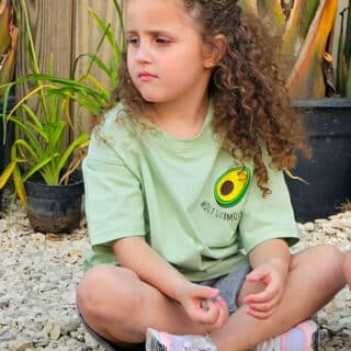 Oversized 'HOLY GUACAMOLE!' jersey T-shirt 100% cotton