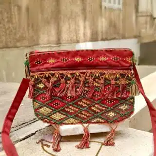 شنطة كروس مستطيلة تطريز جنوب سيناء