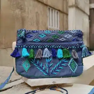 شنطة كروس مستطيلة تطريز جنوب سيناء