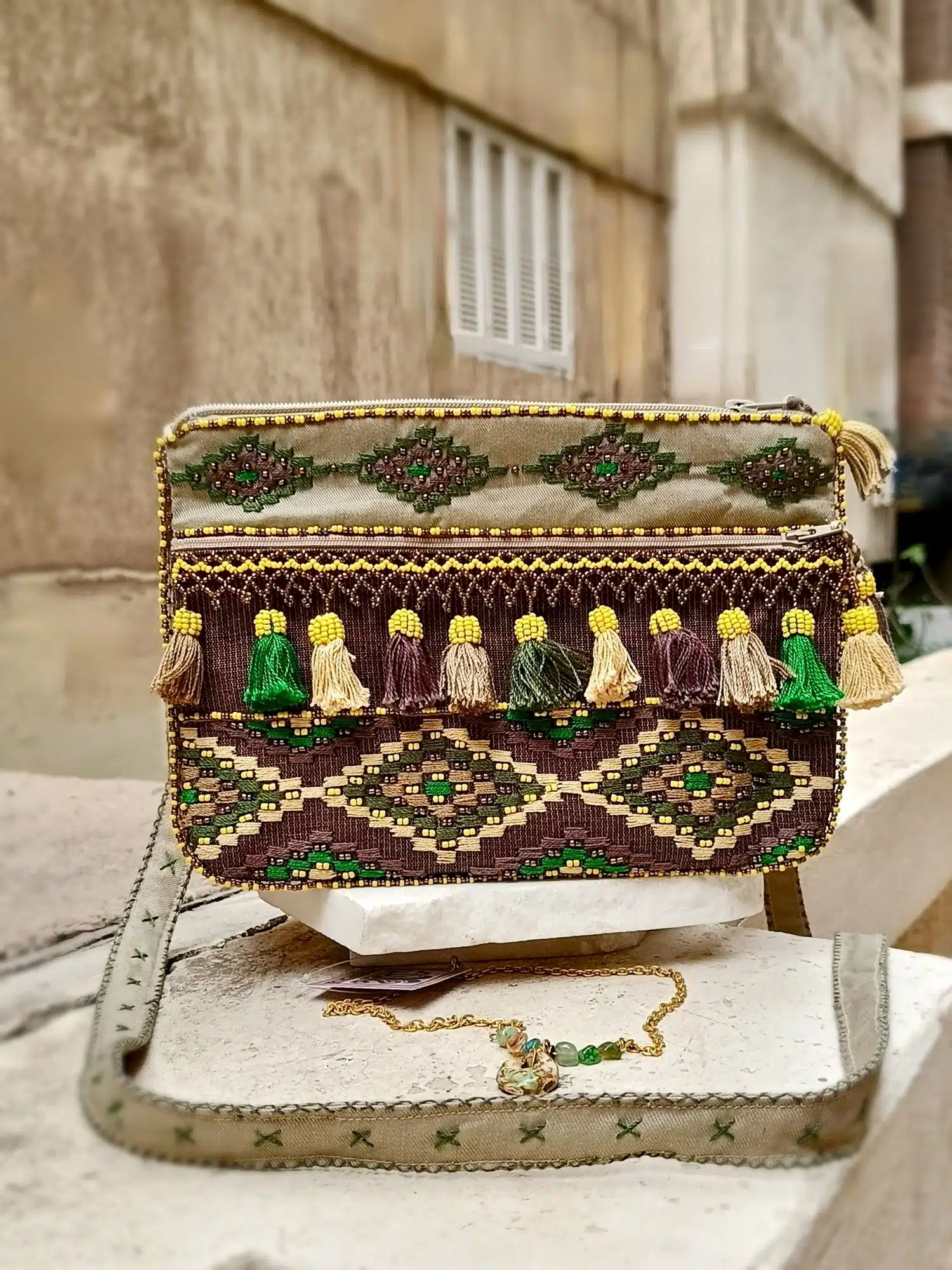 شنطة كروس مستطيلة تطريز جنوب سيناء 1 شنطة كروس مستطيلة تطريز جنوب سيناء