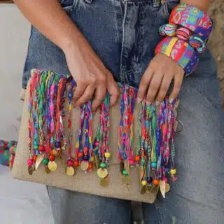 Happy Hippie Clutch