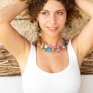 Happy Hippie Necklace with charms I