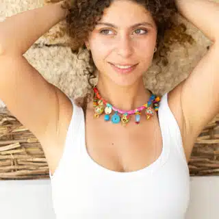 Happy Hippie Necklace with charms I