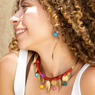 Not_So Secret Garden Copper Necklace