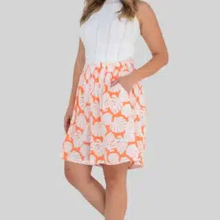 orange leaves shorts