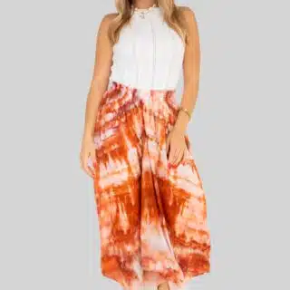 ice dye skirt/dress