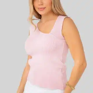 knit top pink