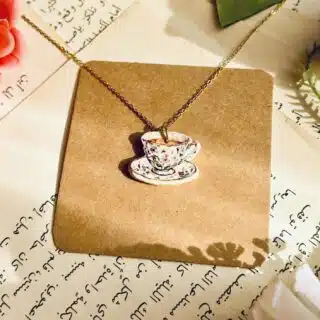 Vintage Cup Necklace