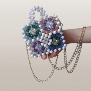 Summer's day beaded bag