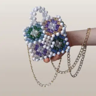 Summer's day beaded bag