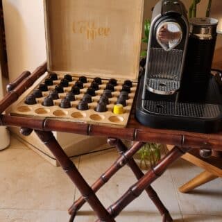 Espresso coffee capsules box