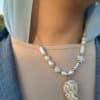White shell necklace