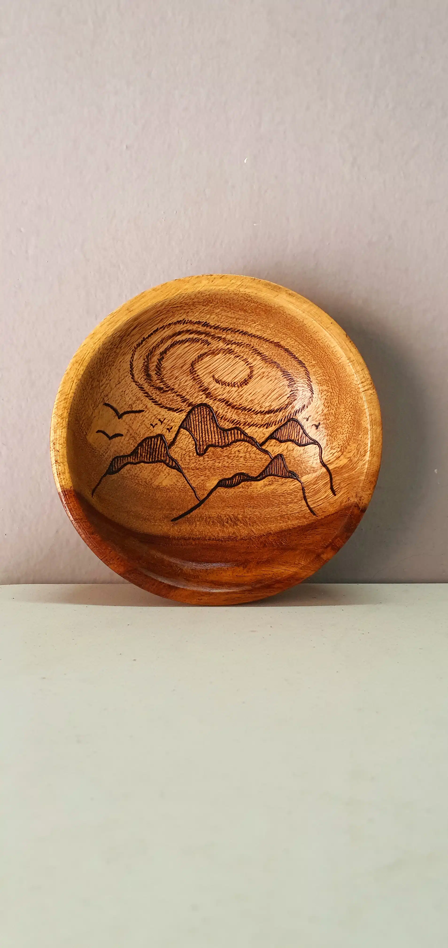 Mountain Breeze Wall Plate 2 mountains