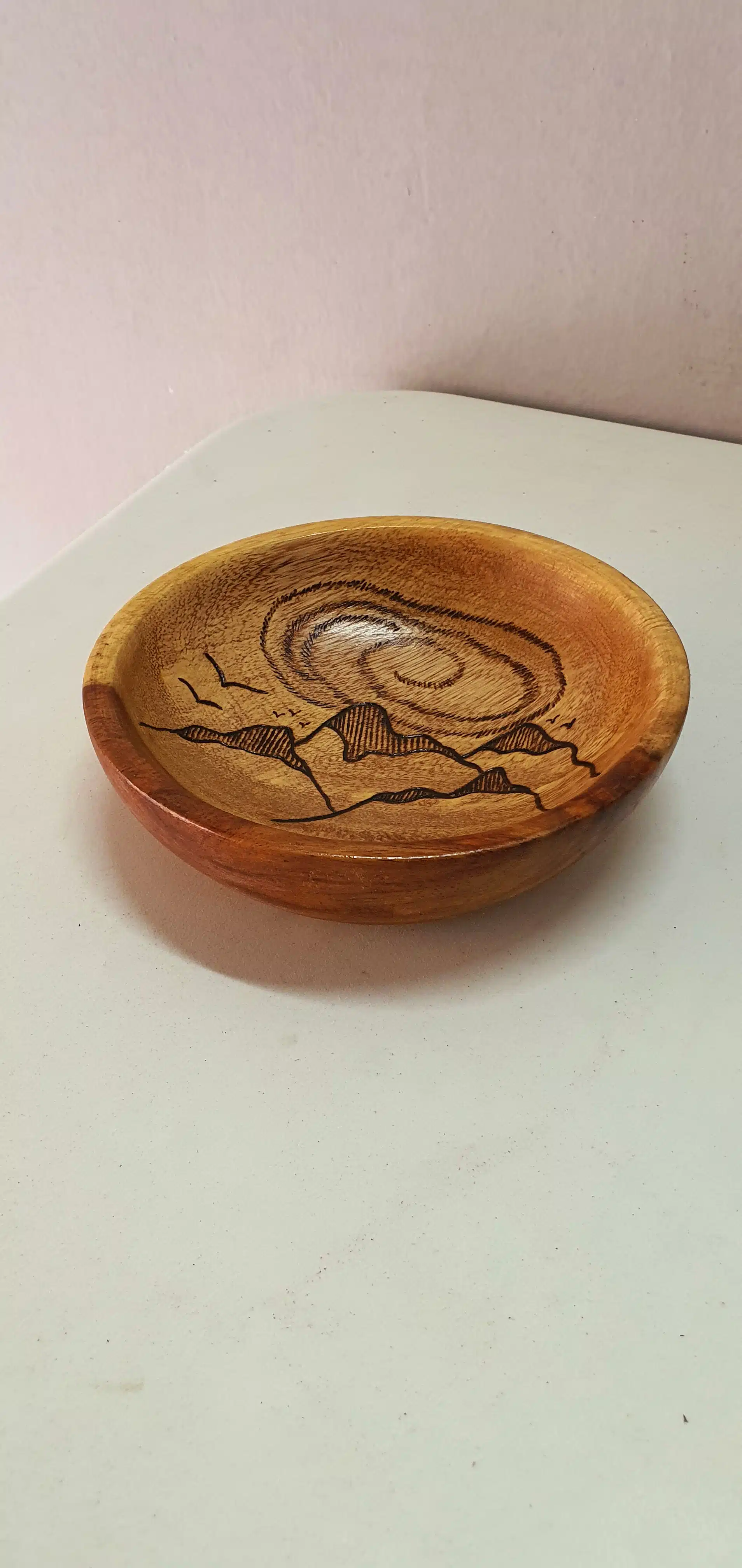 Mountain Breeze Wall Plate 3 mountains