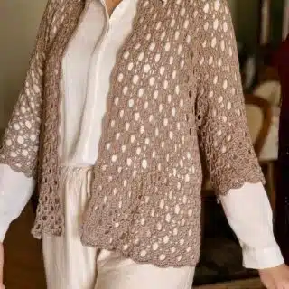 Summer crochet cardigan