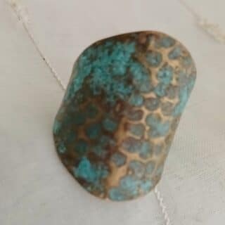 Bluerust adjustable ring