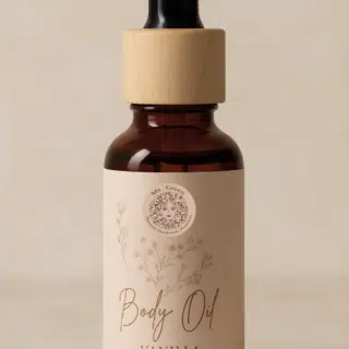 Body oil(Vanilla,coconut or Rose)