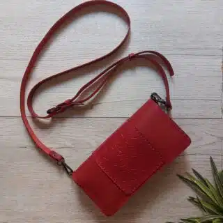 Natural leather bag