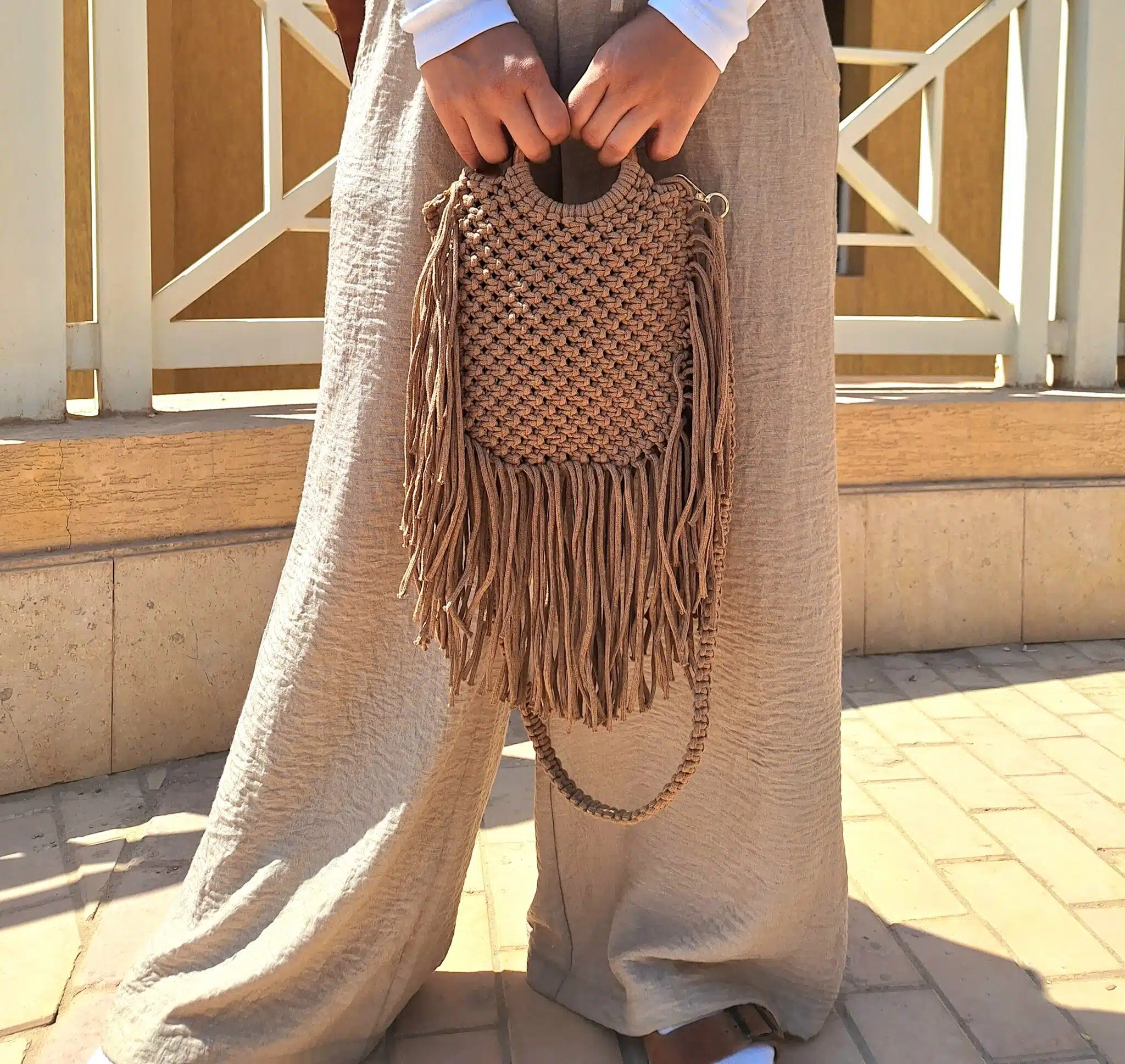 Macrame bag 1 Macrame bag