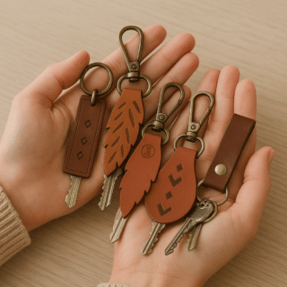 Handmade Leather Keychains