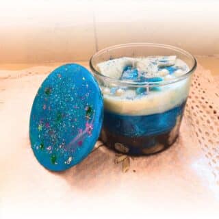 sea candle jar