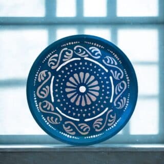 blue mandala decore