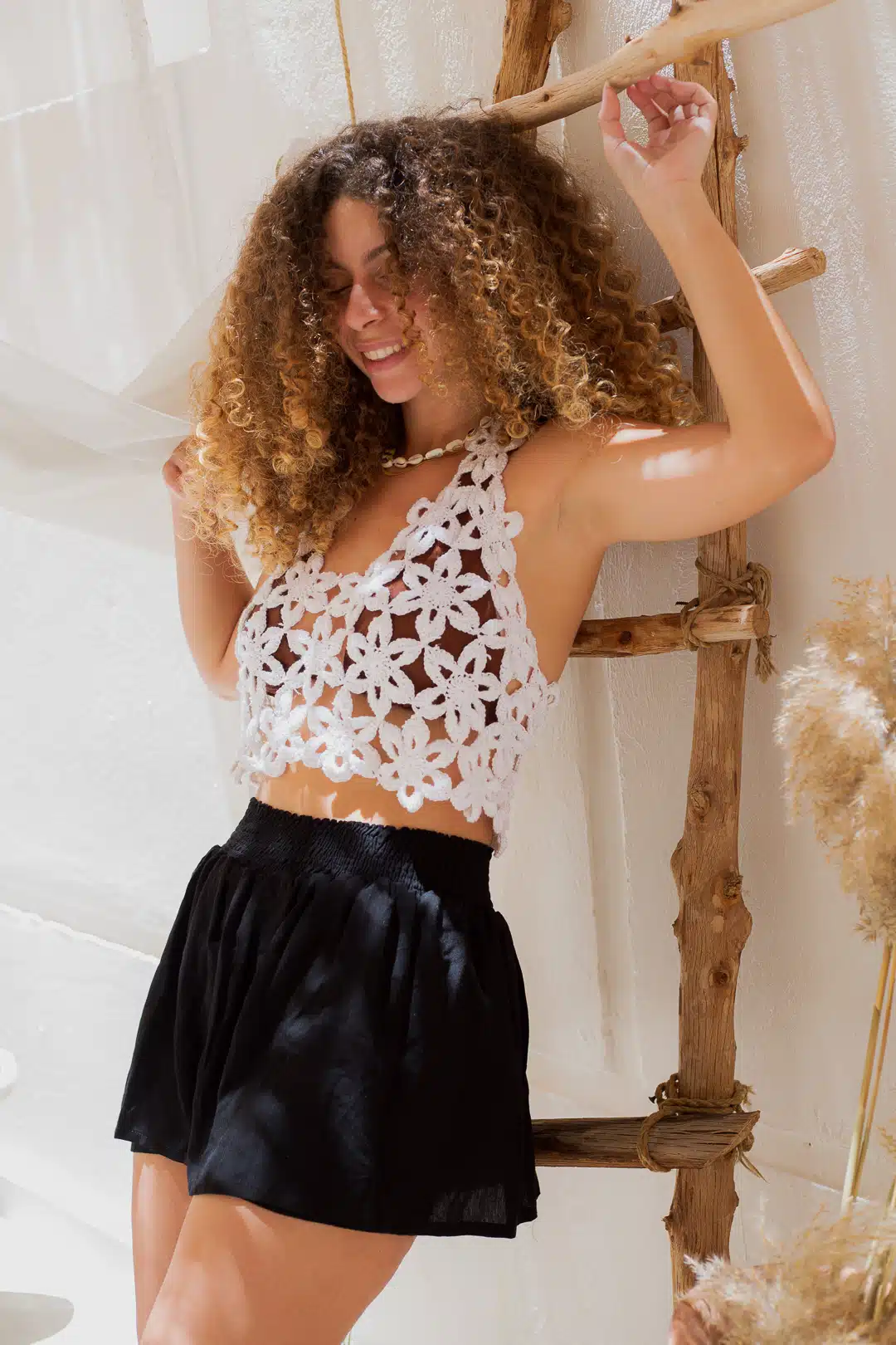 "Flower Power Crochet Top" 1 "Flower Power Crochet Top"