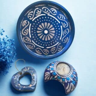 blue mandala decore