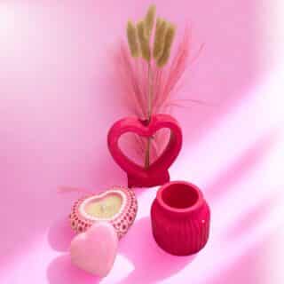 pinky concrete décor set