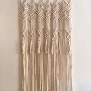 Handmade Macrame Wall Hanging – Geometric Boho Chic Design