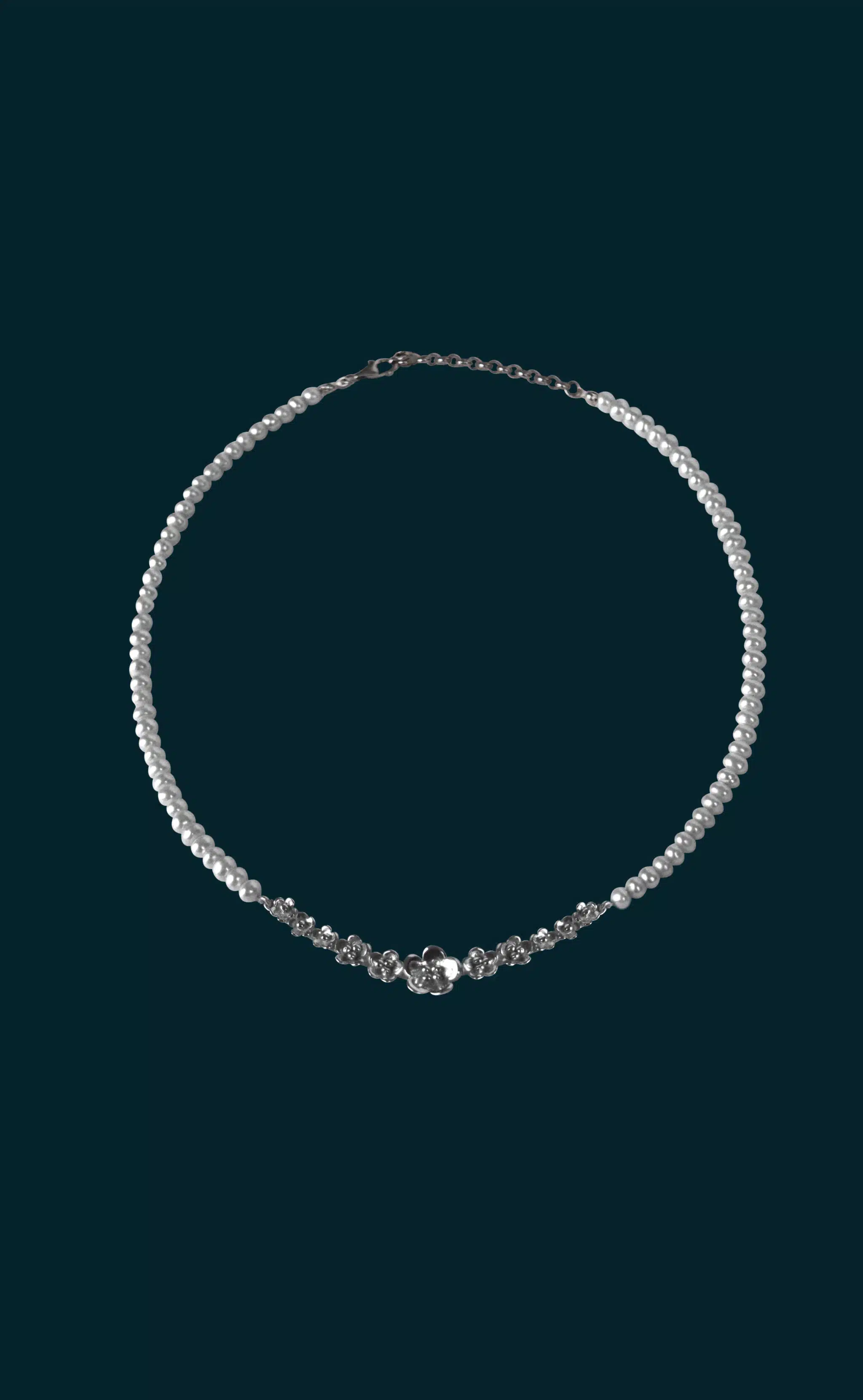 Corsage Pearl Necklace 2 DSC 0790 9 scaled