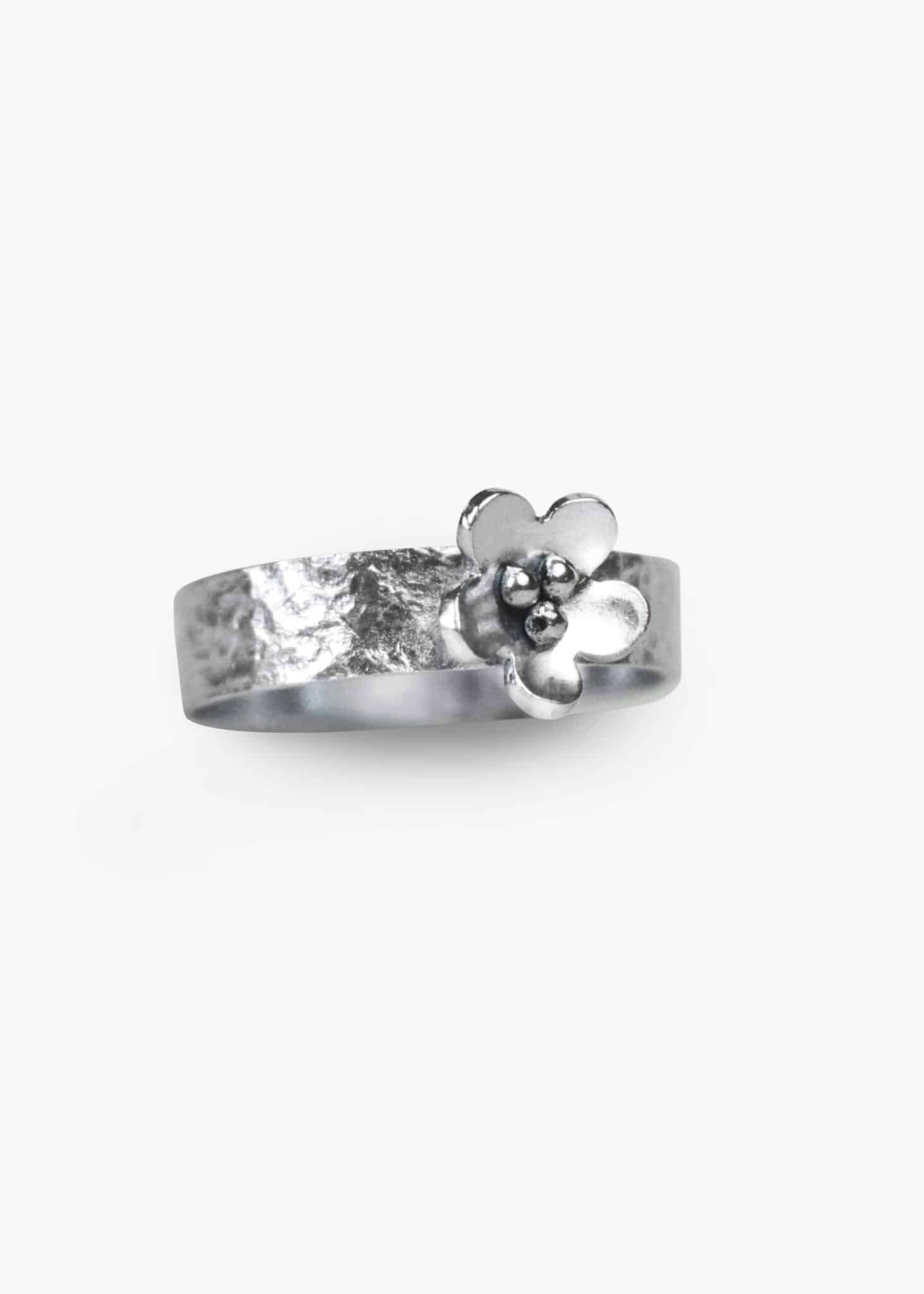 Medium Flower Band Ring 1 Medium Flower Band Ring