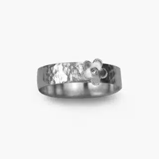 Small Flower Band Ring