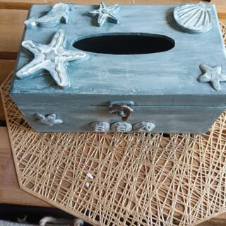 Tissue box sea style