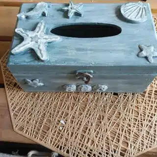 Tissue box sea style