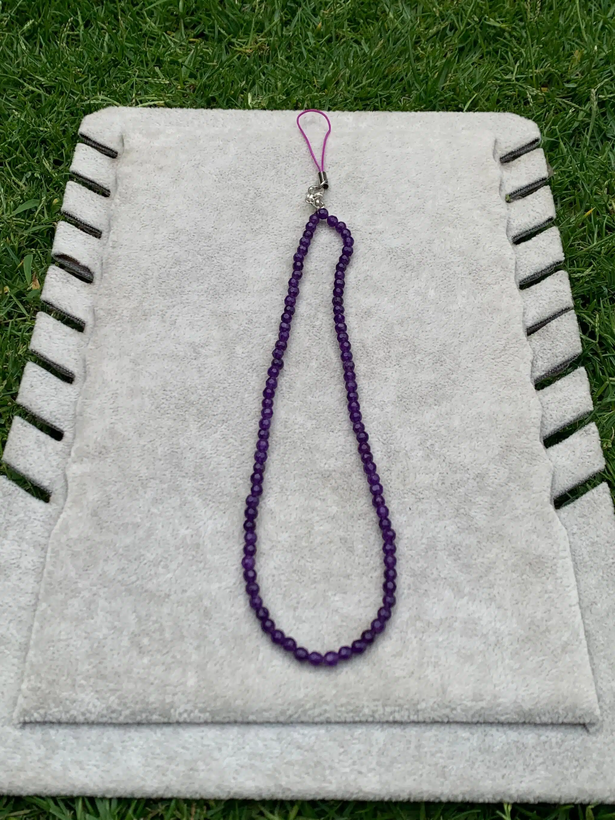 Handmade Chinese 925 Silver Amethyst Necklace/Mobile Holder 2 IMG 20250622 WA0021 scaled