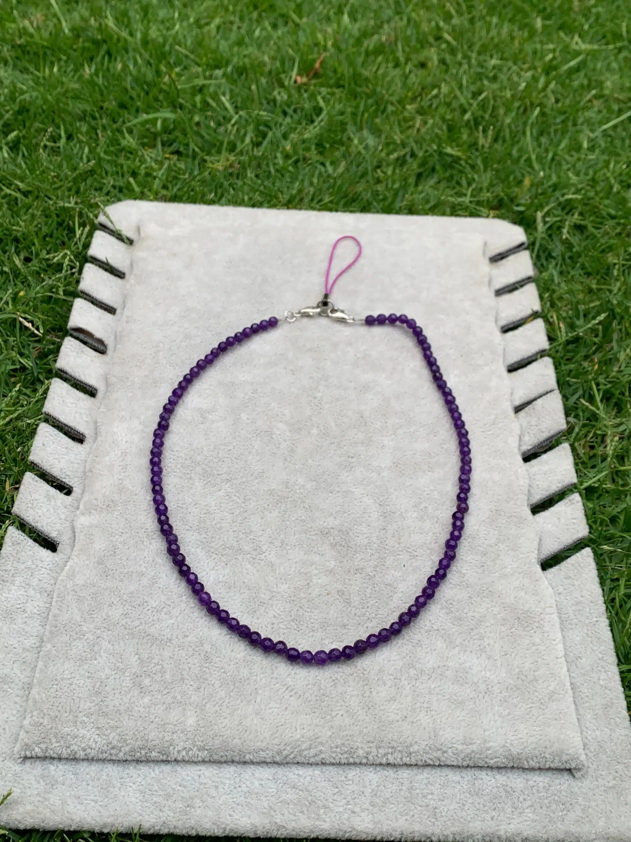 Handmade Chinese 925 Silver Amethyst Necklace/Mobile Holder 5 IMG 20250622 WA0023 scaled