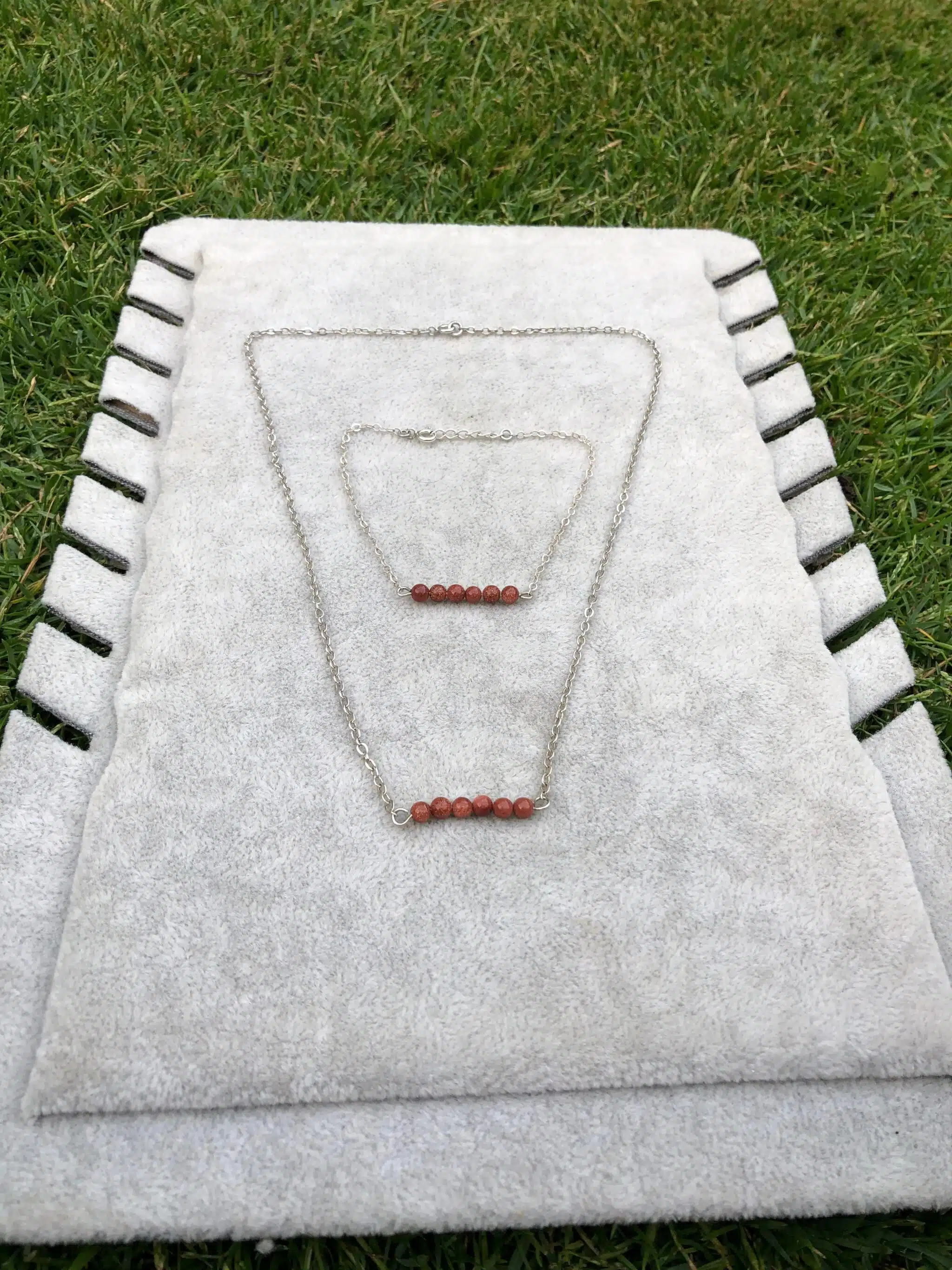 Handmade 925 Silver Gold Sandstone Necklace & Bracelet 2 IMG 20250623 WA0019 scaled