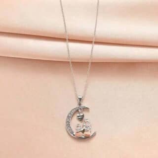 Crescent necklace