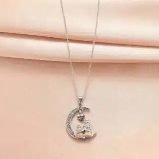 Crescent necklace