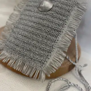 Silver shell summer crossbag