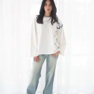 Tie long sleeve tshirt