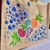 Shells tote beach bag