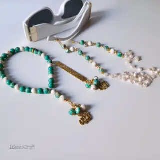 green Jasper Rosary set of 3