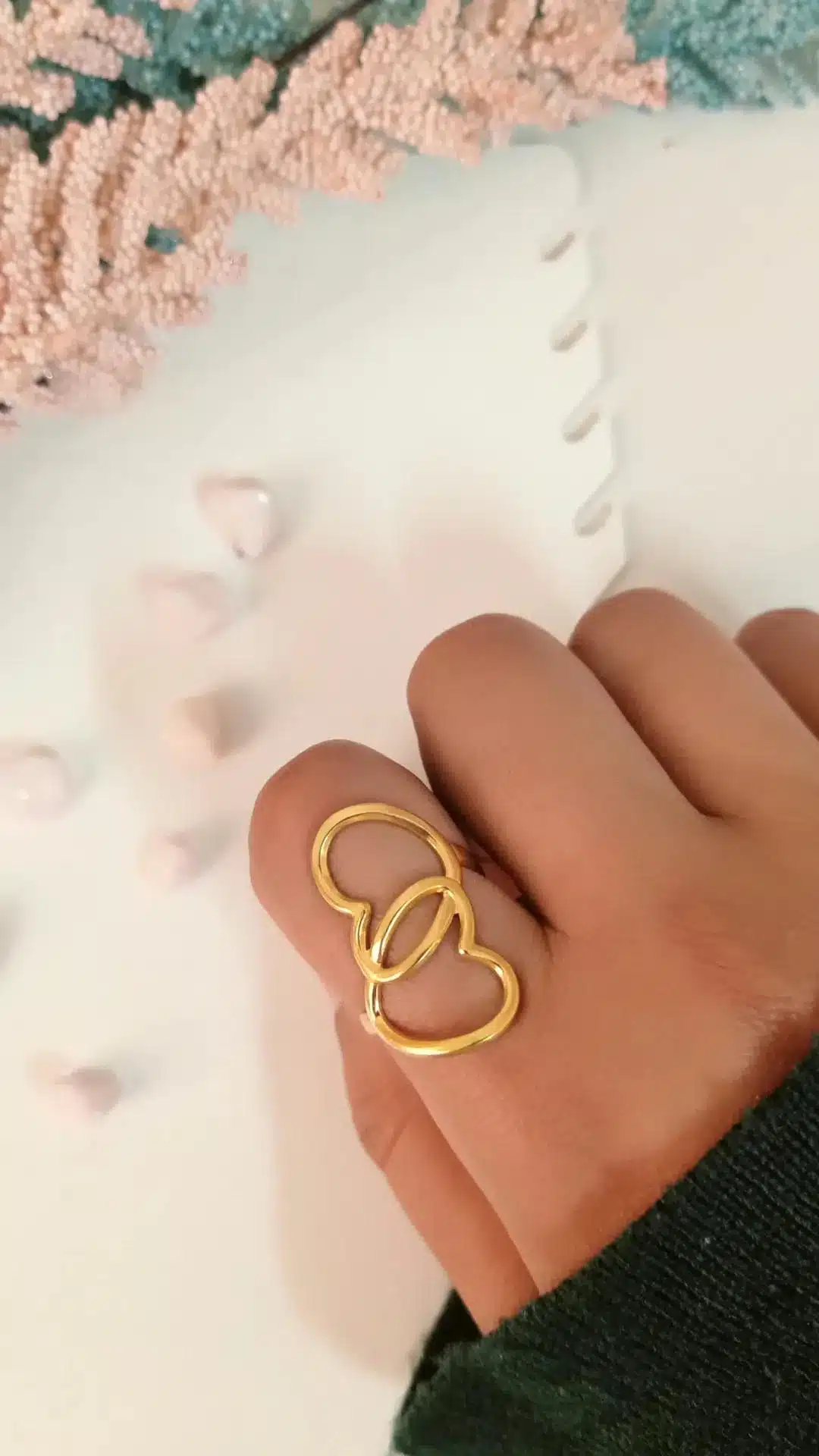 D.heart ring 1 D.heart ring