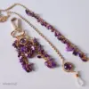 amethyst set of 2 pcs