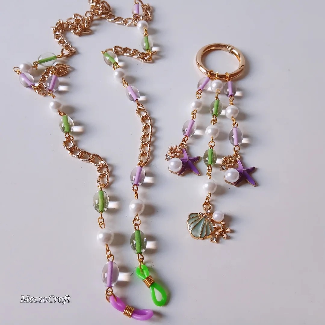 New Arrivals 42 A glowing set of opal purple & green stones