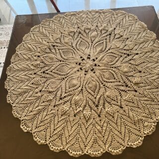 Crochet doily