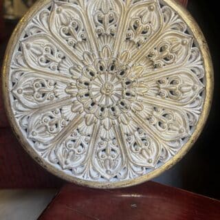 Golden wooden tableau