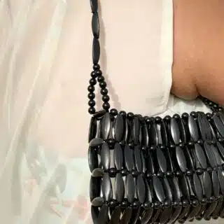 Black shoulder bag